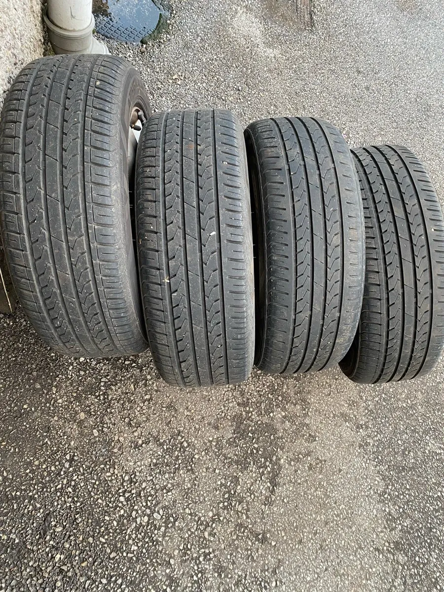 Megane 2 Scenic 2 Clio 3 alloys with tyres - Image 2