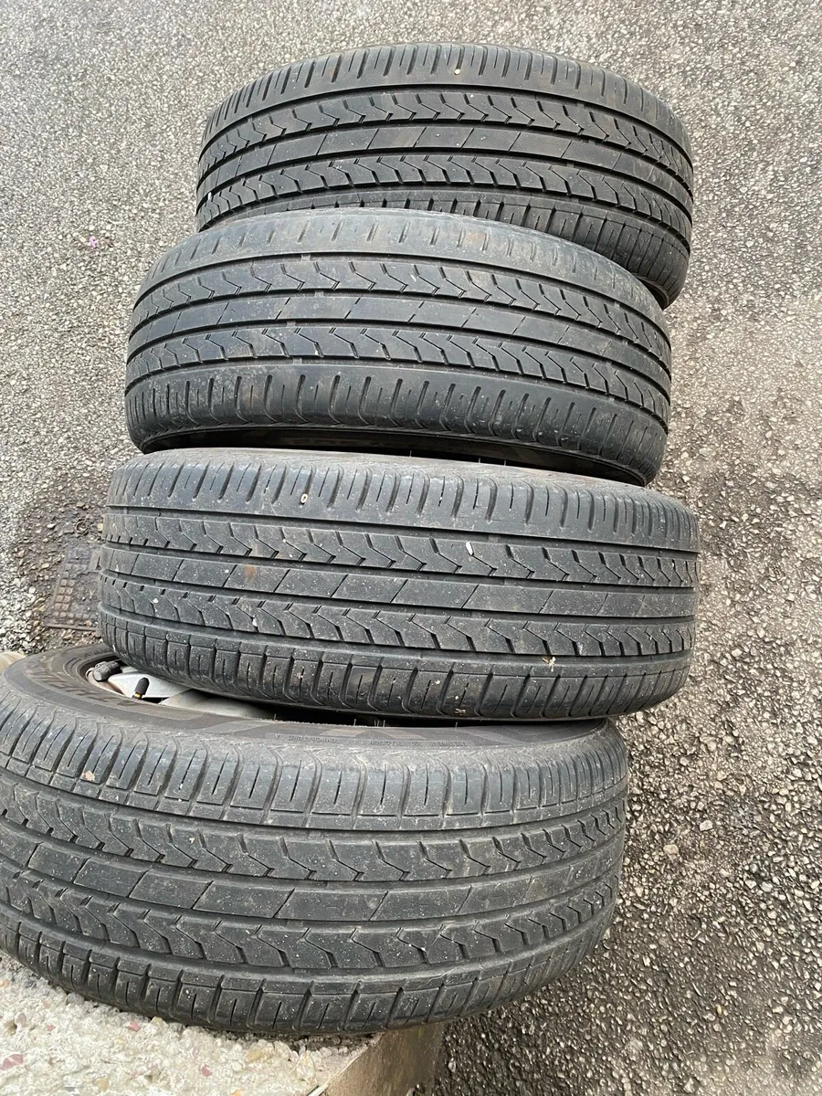 Megane 2 Scenic 2 Clio 3 alloys with tyres - Image 3