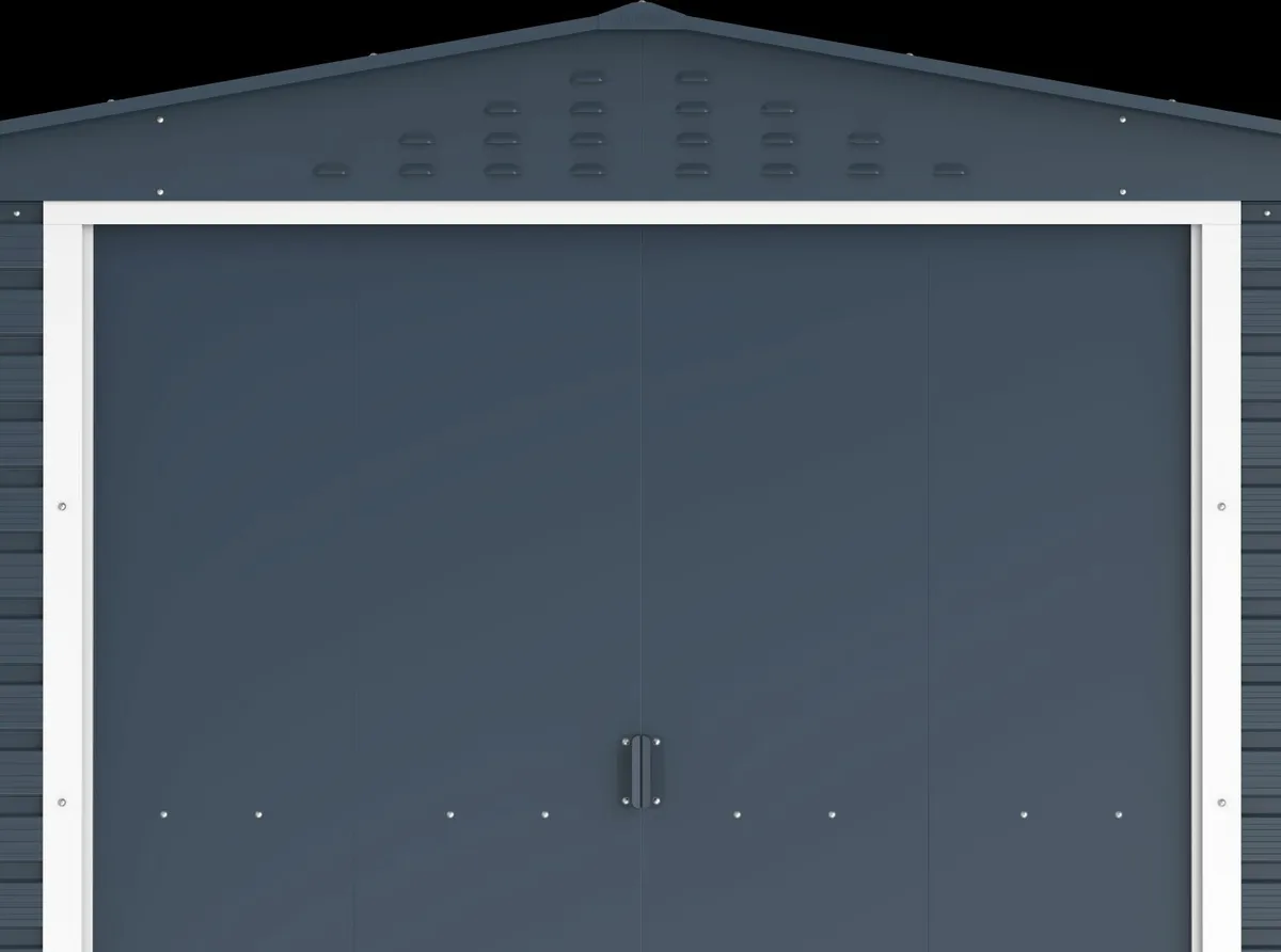 Alpine 10×8 Grey Steel Shed + FREE Floor Kit 🏡🔩 - Image 4