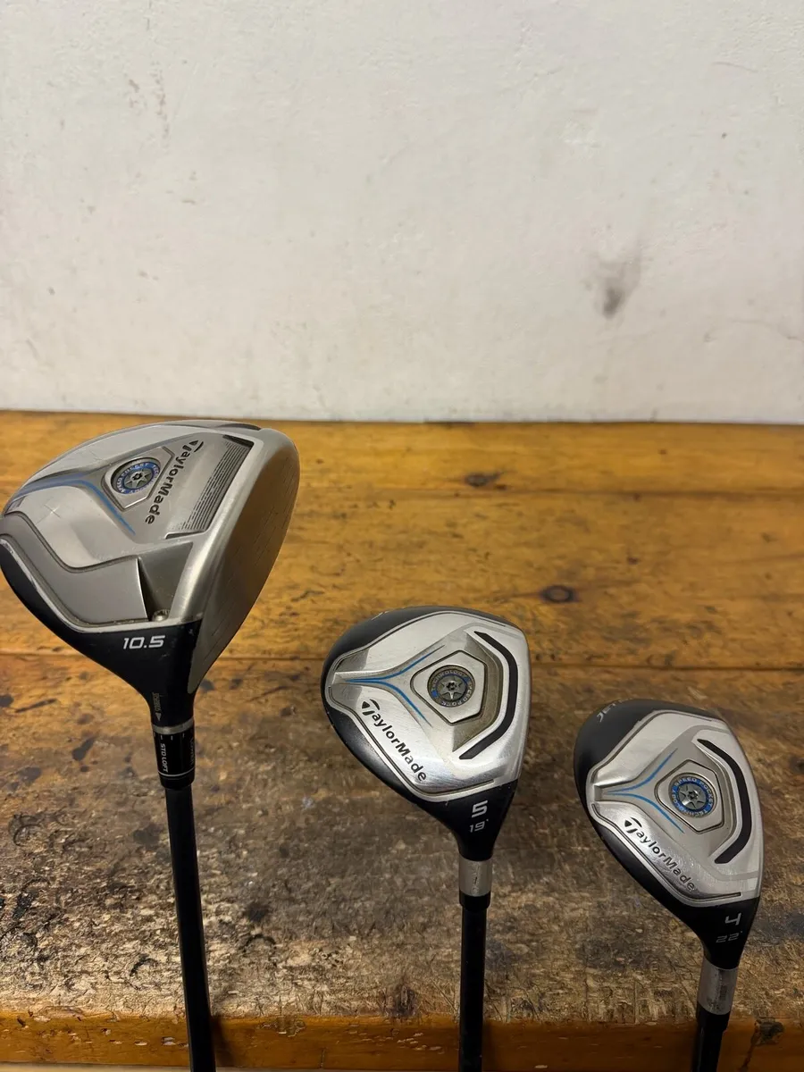 Taylor Made JetSpeed Wood Set -Driver, 5 Wood, 4 H - Image 1