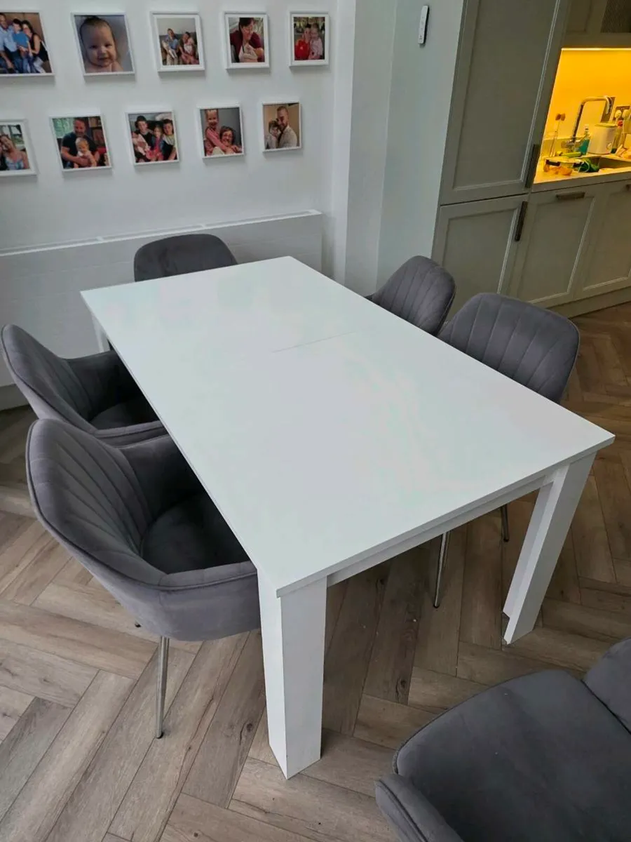 Extendable Dining Table and 6 Chairs - Image 3