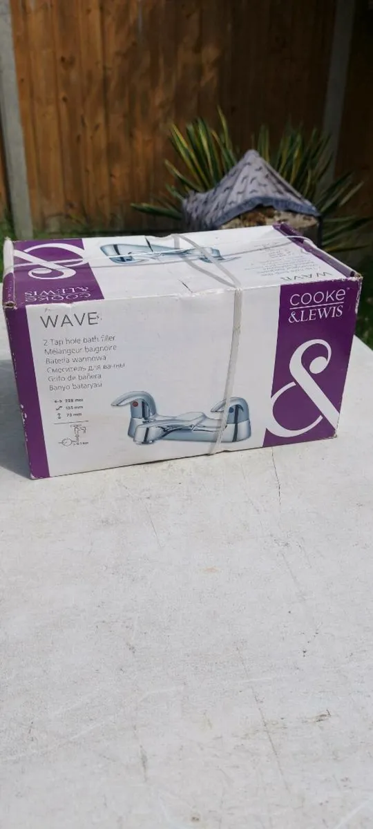 Cooke & Lewis
WAVE 
Bathroom Taps new in Box. - Image 2