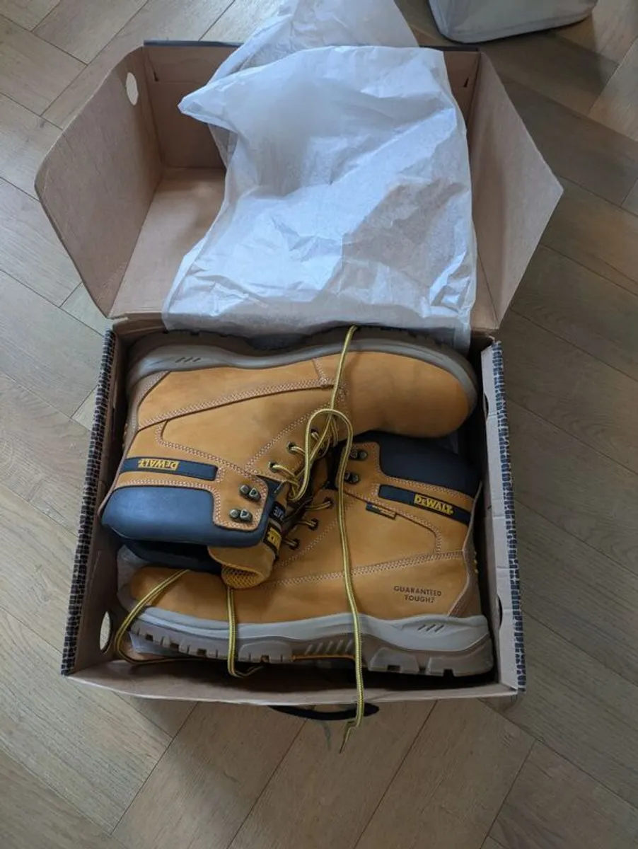DeWalt Steel Toe Cap Boots UK 12 Eu46 - Image 3