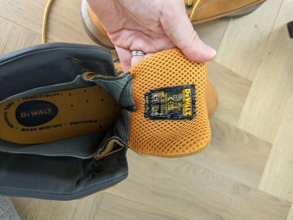 DeWalt Steel Toe Cap Boots UK 12 Eu46 - Image 4