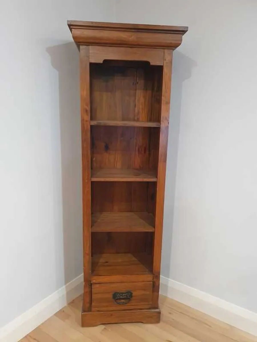 Dark Oak Corner Cabinet - Image 2