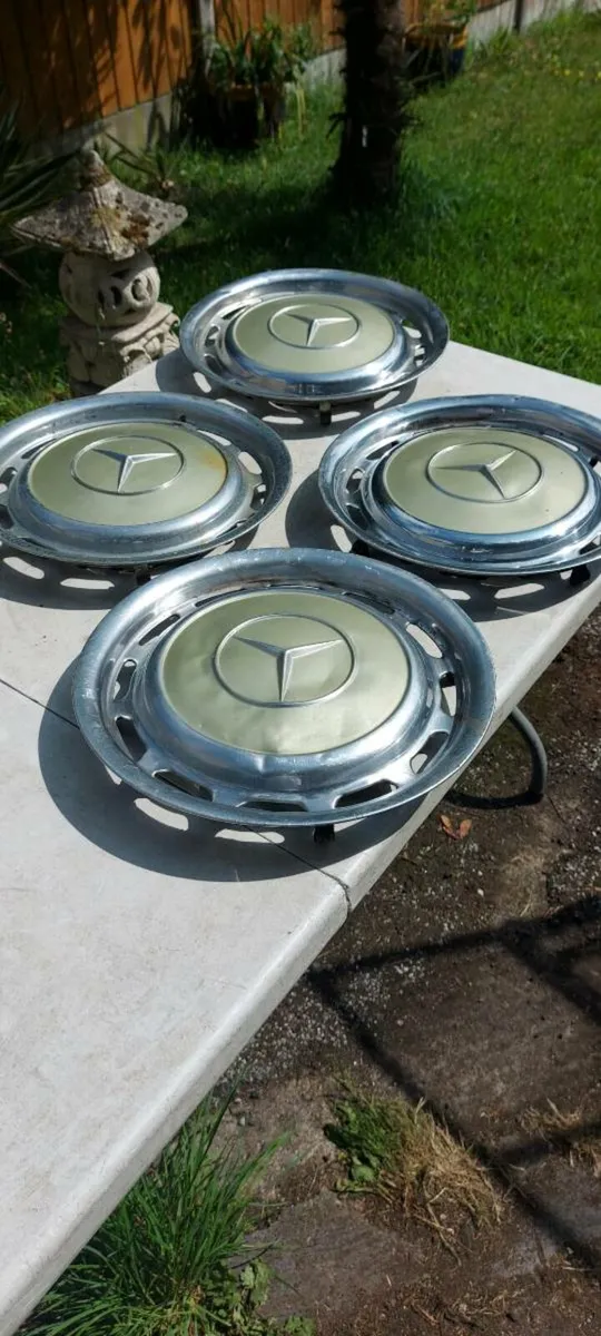 Mercedes Steel Hub Caps - Image 1