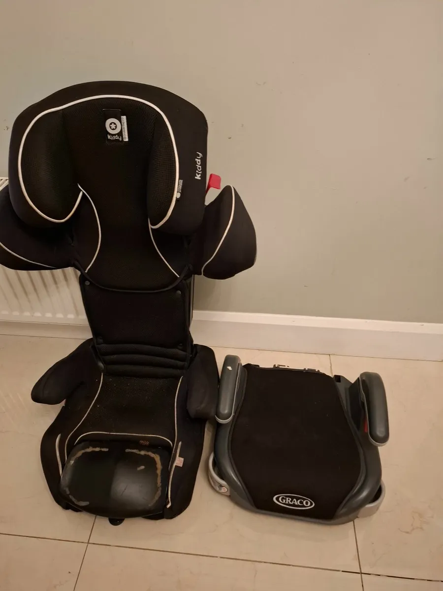 Kiddy Car Seat & Graco Booster - Image 1