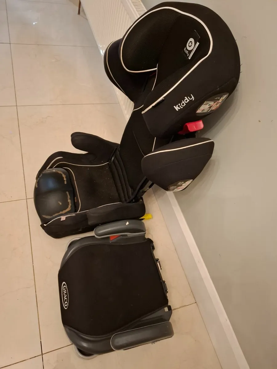 Kiddy Car Seat & Graco Booster - Image 2