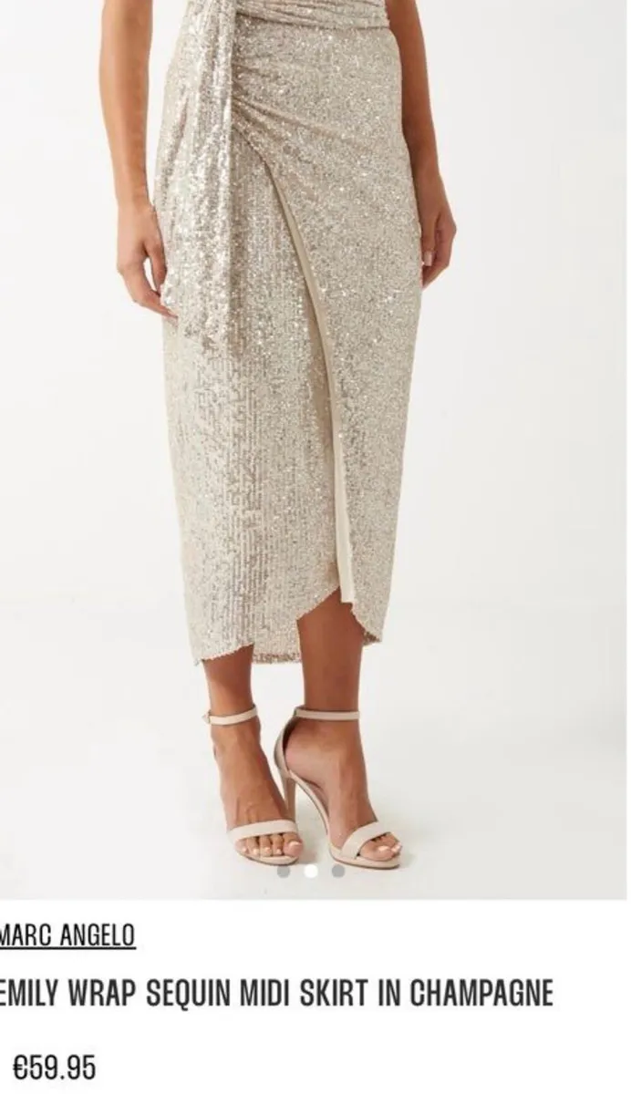 Stunning Marc Angelo sequence skirt size 16 - Image 1