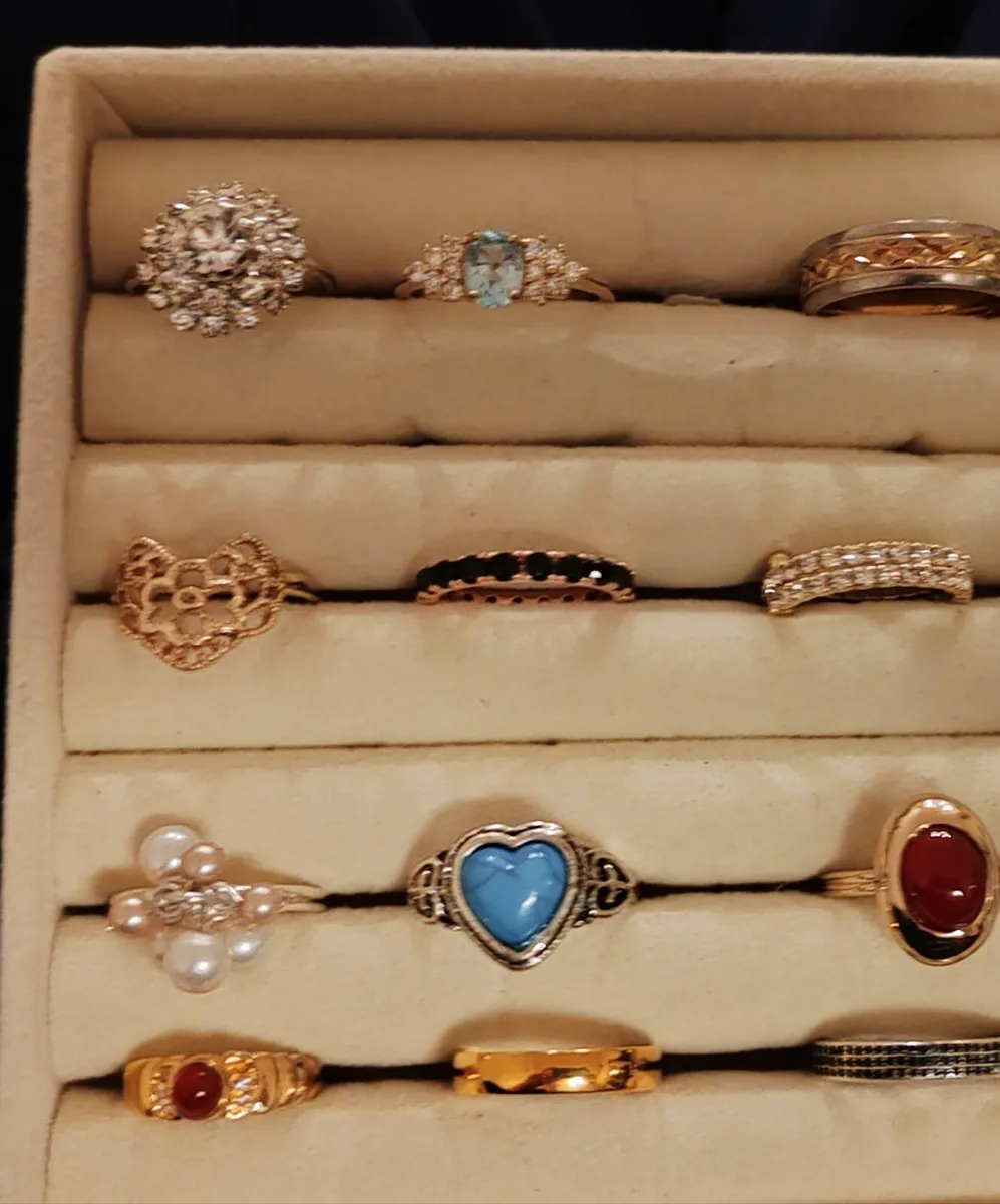 12 costume rings - Image 2