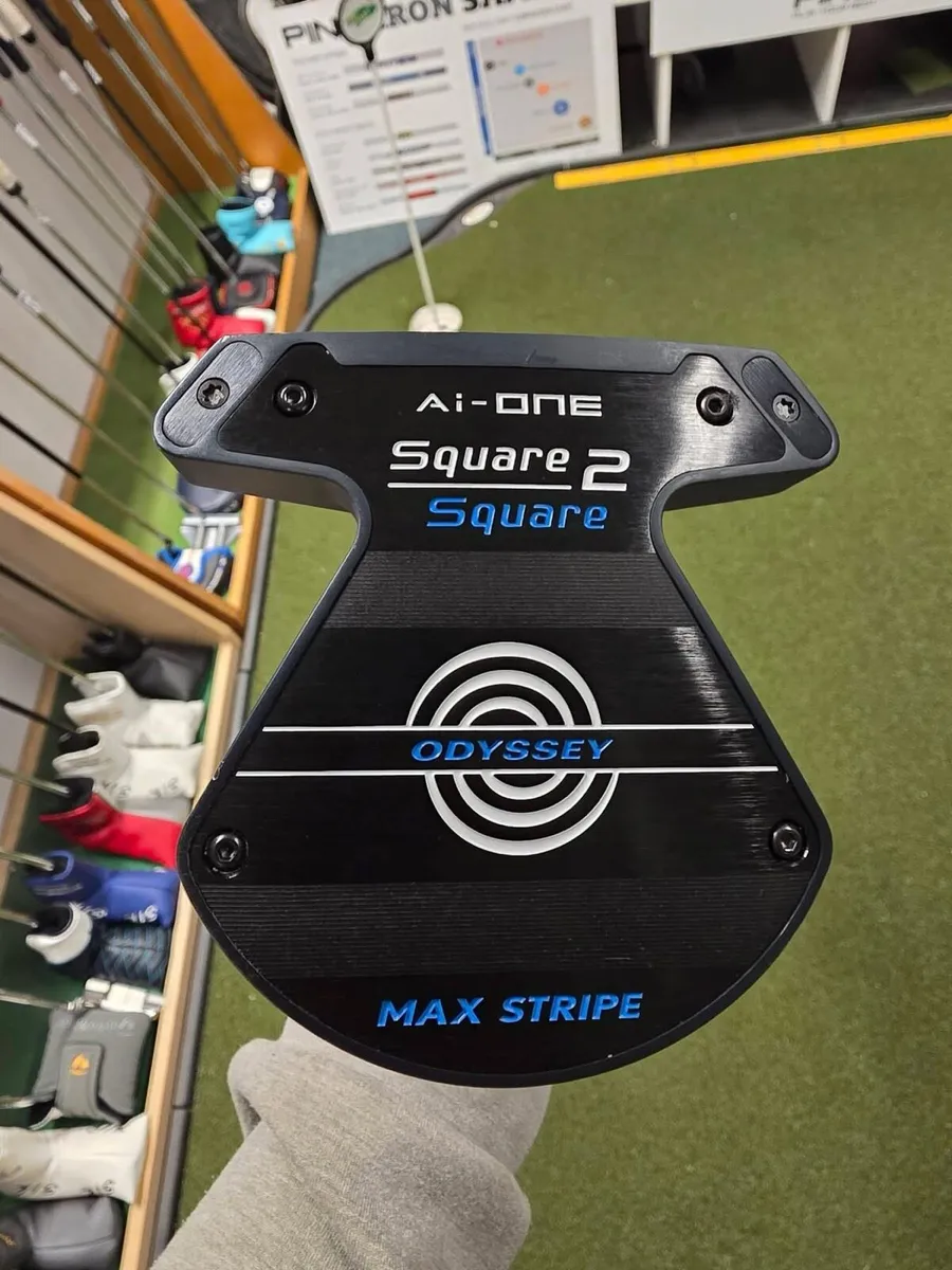 As New Odyssey Square 2 Square Max Stripe Putter - Image 1