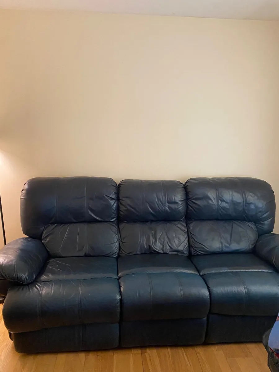 Leather sofa 3+2+1 - Image 1