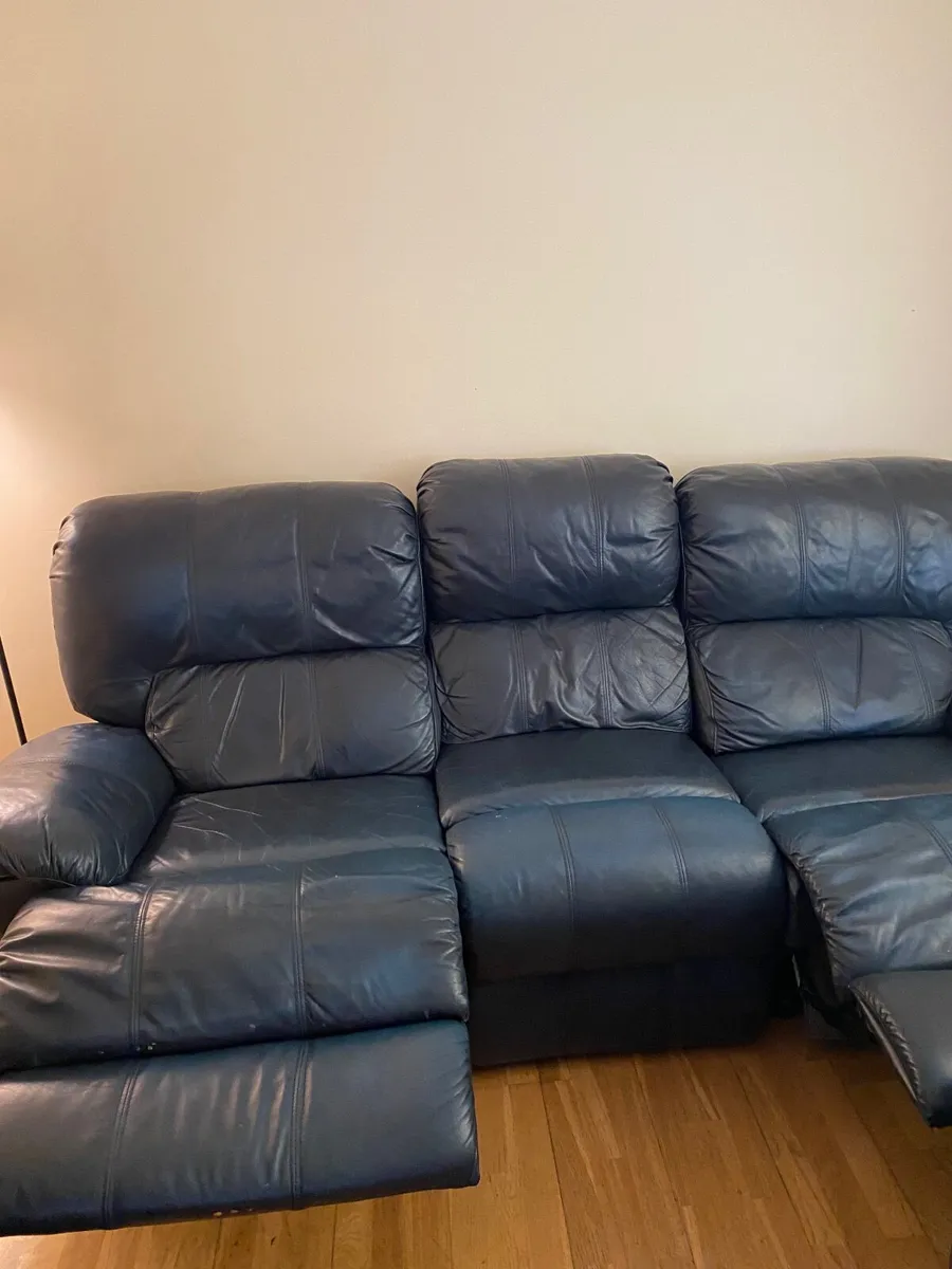 Leather sofa 3+2+1 - Image 3