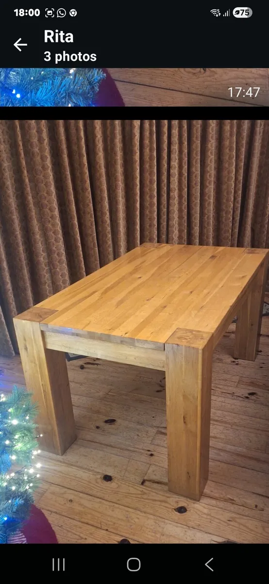 Beautiful Solid wooden Table - Image 2