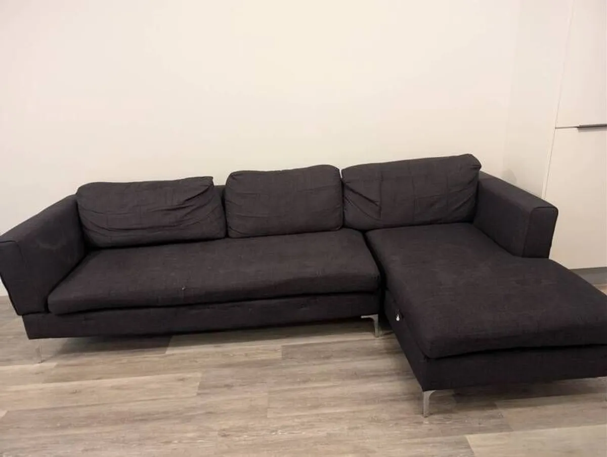 L Shaped Sofa (pre-loved, up cycle ready)