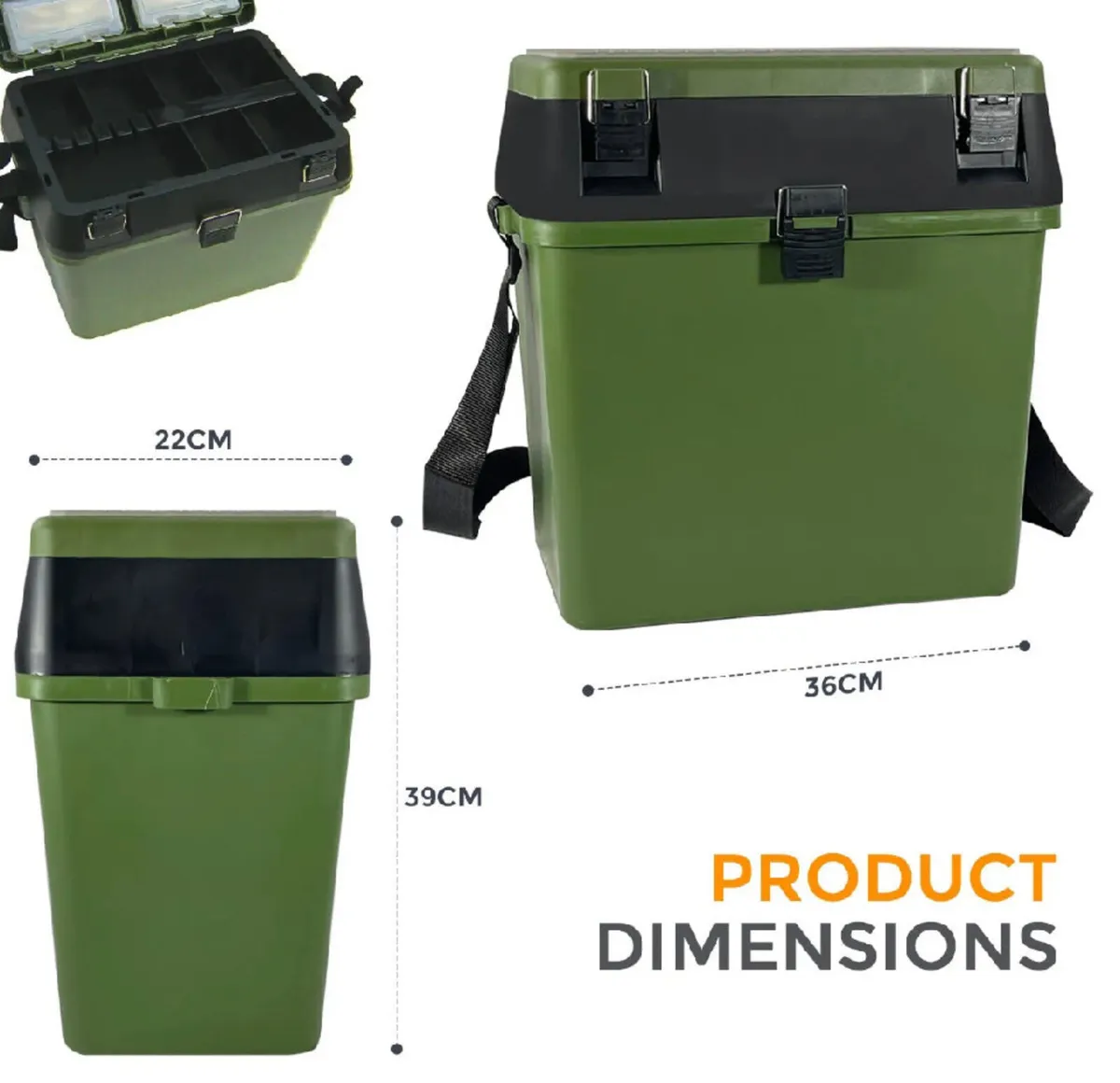 NEW Fishing Tackle Box Seat - Image 4
