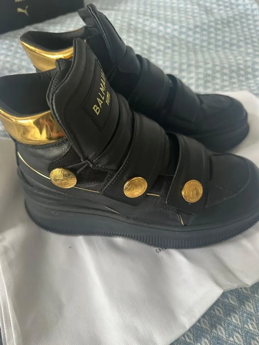 Designer BALMAIN & Puma Collaboration ladies boots - Image 1