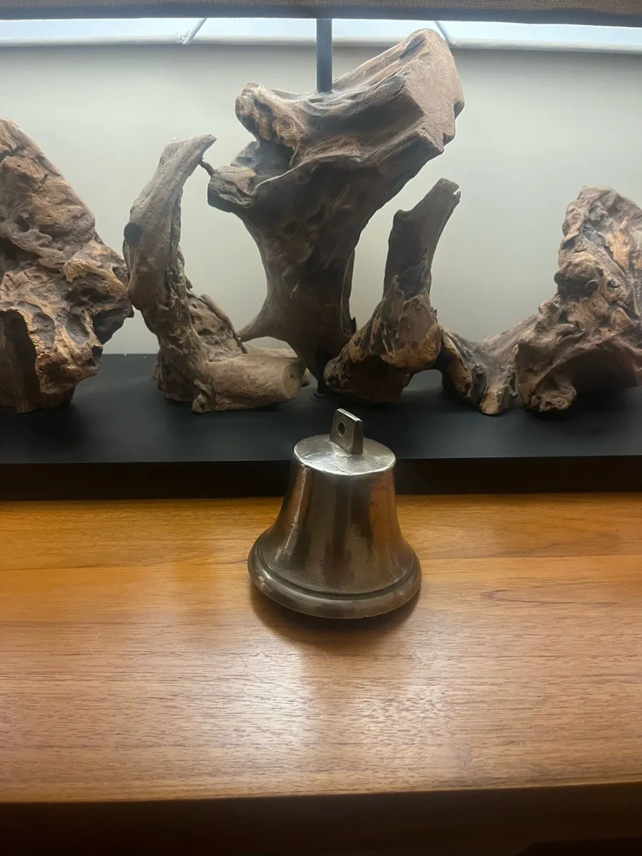 Antique Small Brass Ships Bell - Image 1