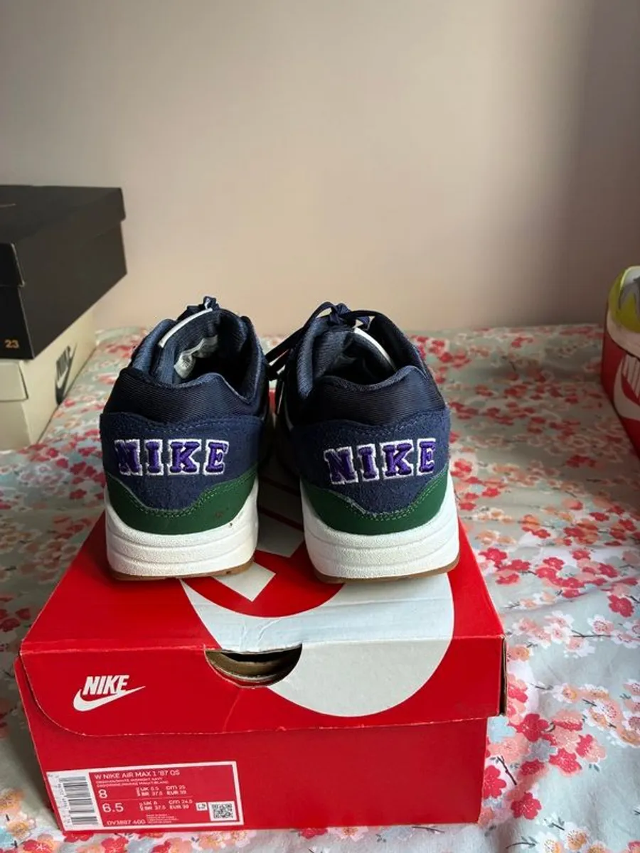 Air Max 1 Obsidian/White/Midnight Navy Womens - Image 2