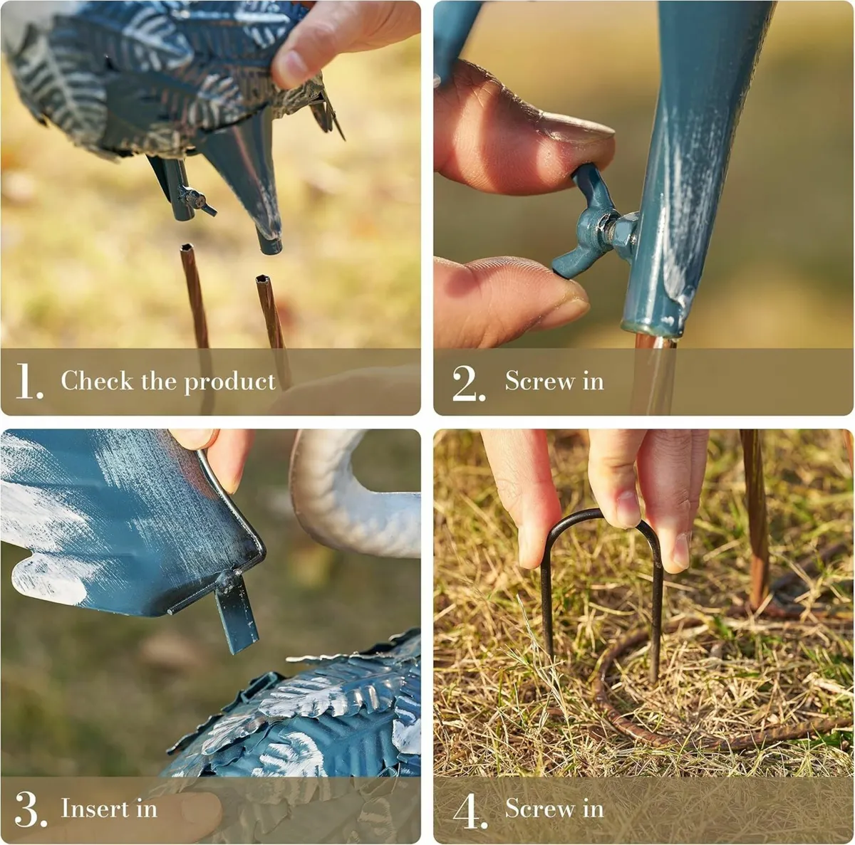 2pcs Large Garden Ornaments Outdoor, Gifts - Image 3