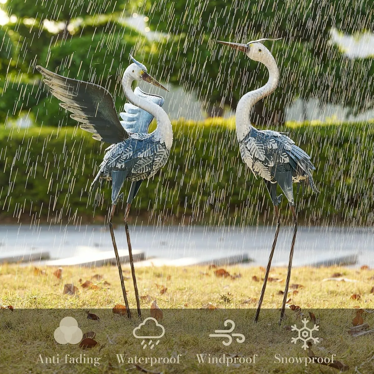 2pcs Large Garden Ornaments Outdoor, Gifts - Image 4