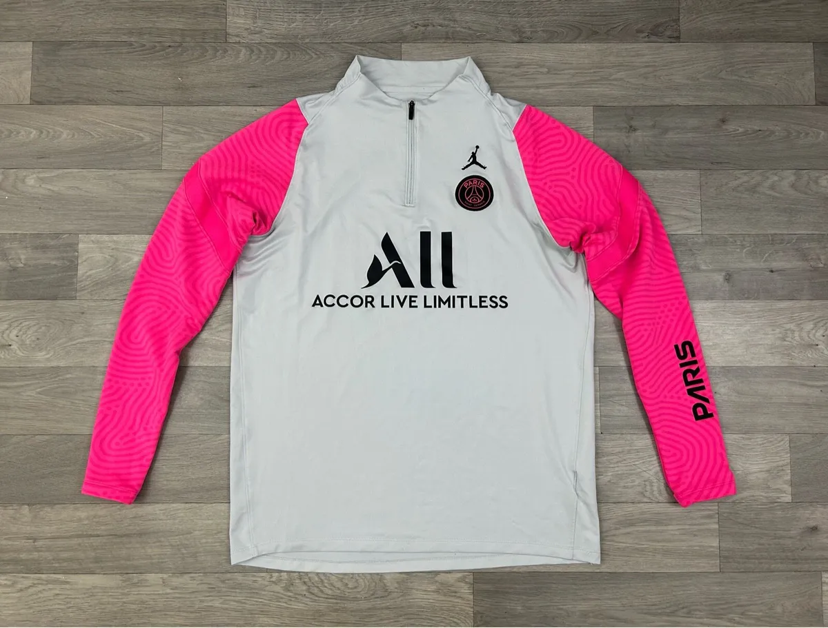Nike Jordan PSG Paris Saint Germain Half Zip Top L - Image 1