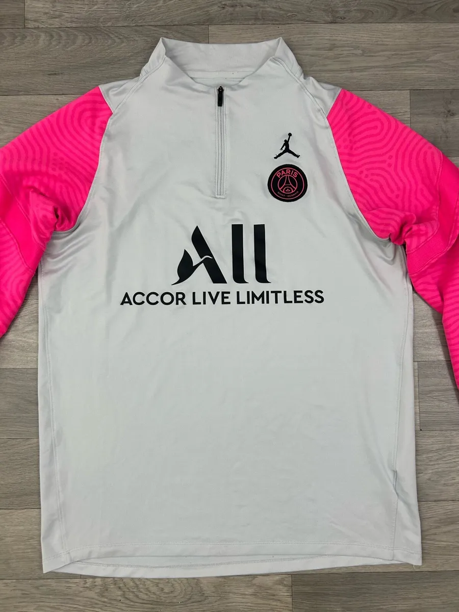 Nike Jordan PSG Paris Saint Germain Half Zip Top L - Image 2