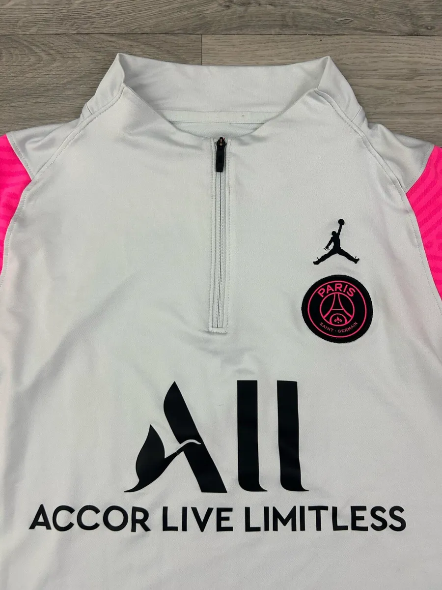 Nike Jordan PSG Paris Saint Germain Half Zip Top L - Image 3