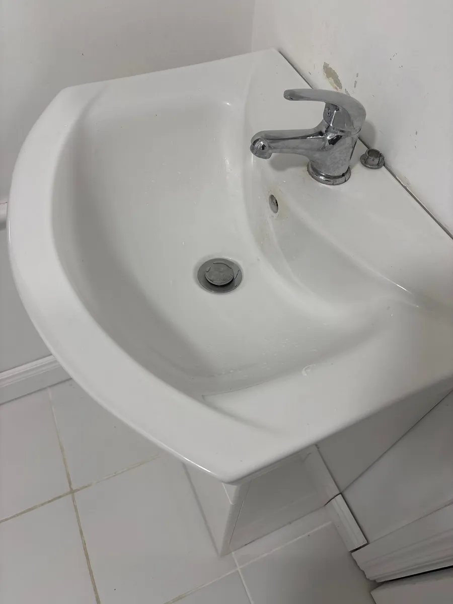 Gloss White 55Cm Vanity Unit - Image 2