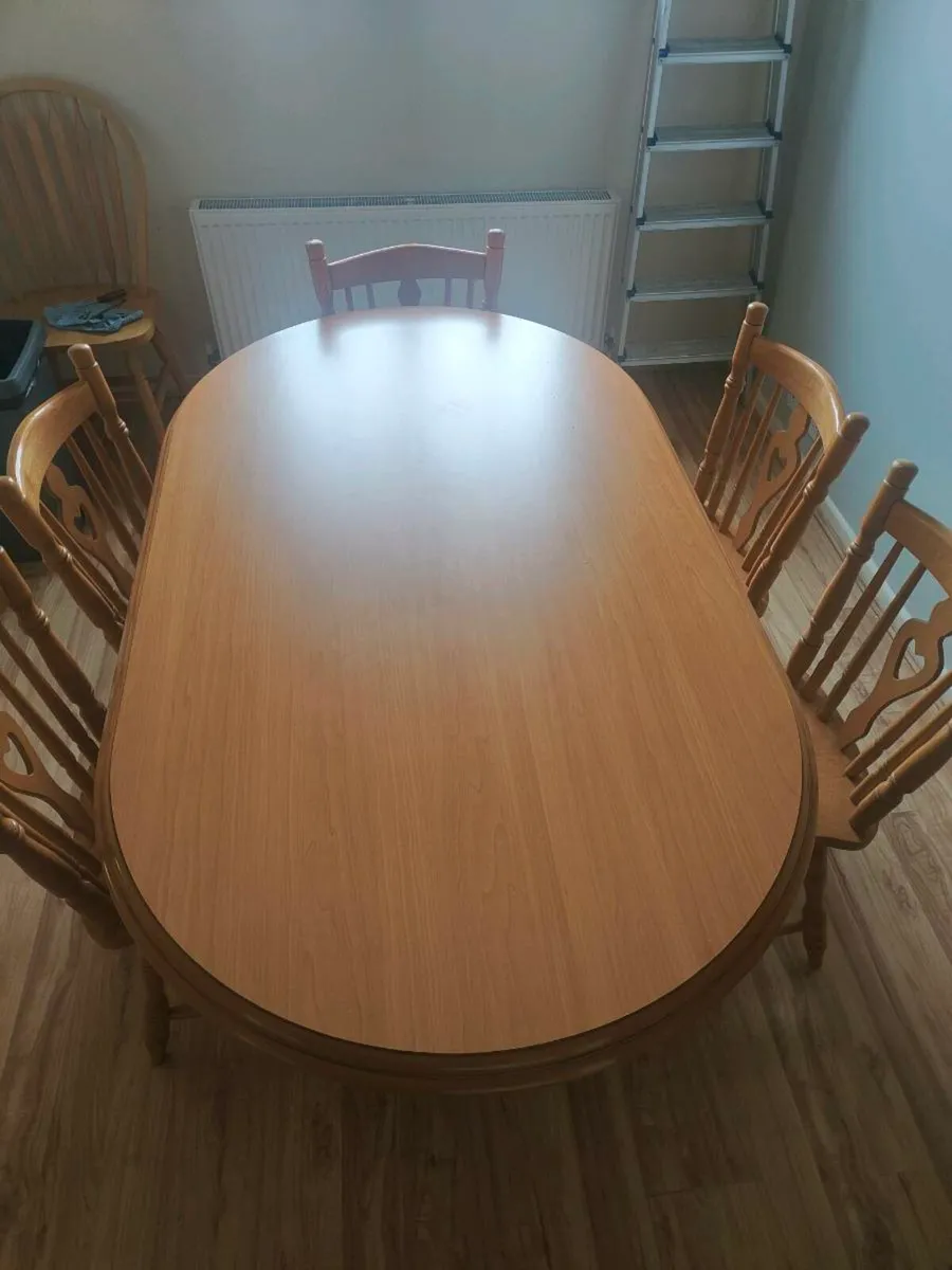 Dining Table & 6 Chairs Set - Image 3