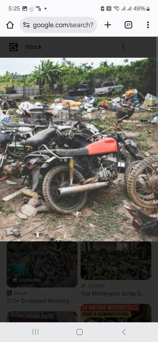 Non working motorcycle wanted