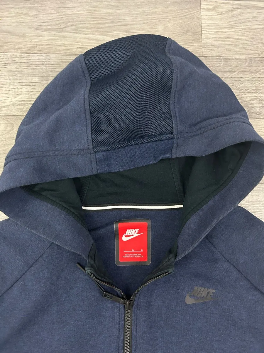 Nike Tech Long Hoodie Jacket Mens Large - Image 3