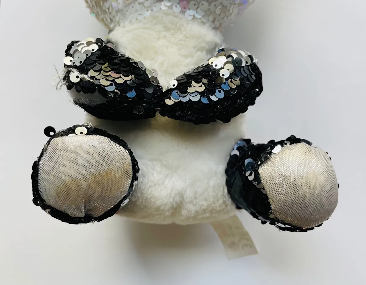 Panda Sequin Teddy Soft Toy  Panda Soft Toy - Image 3