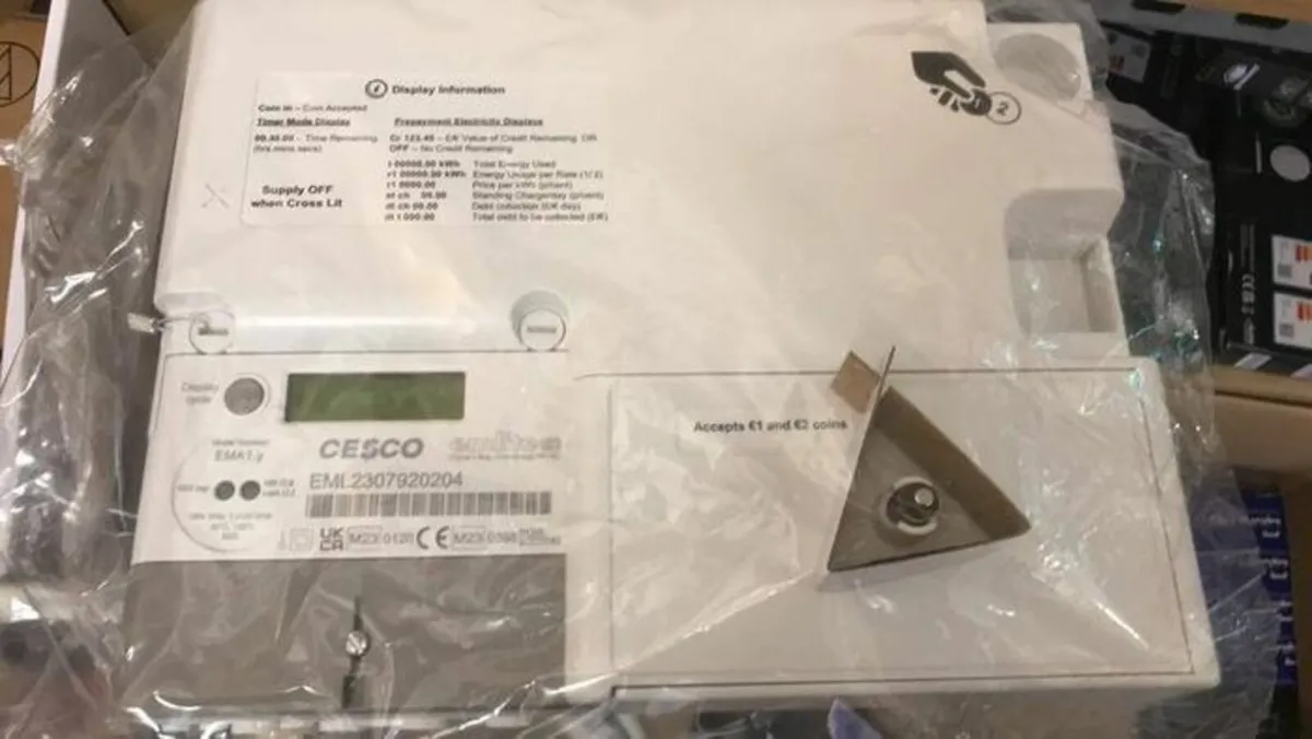 Euro Coin Meter Electrical Coin Meter