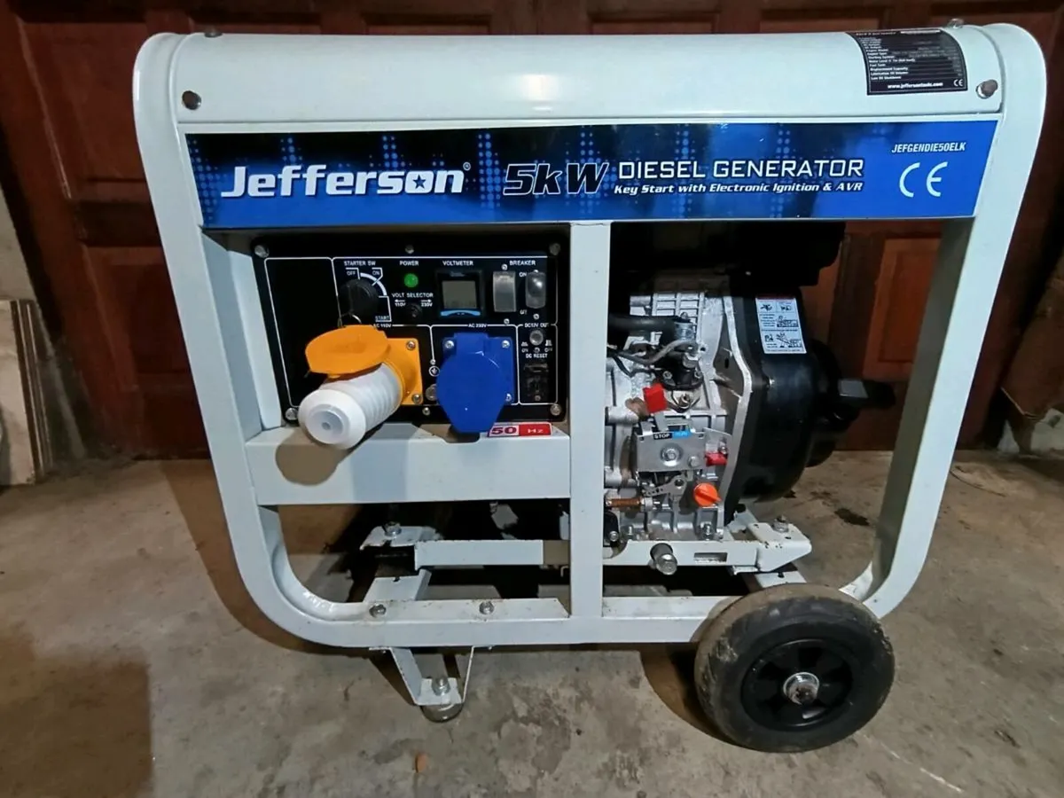 5kW Diesel Generator - Key Start - Image 1