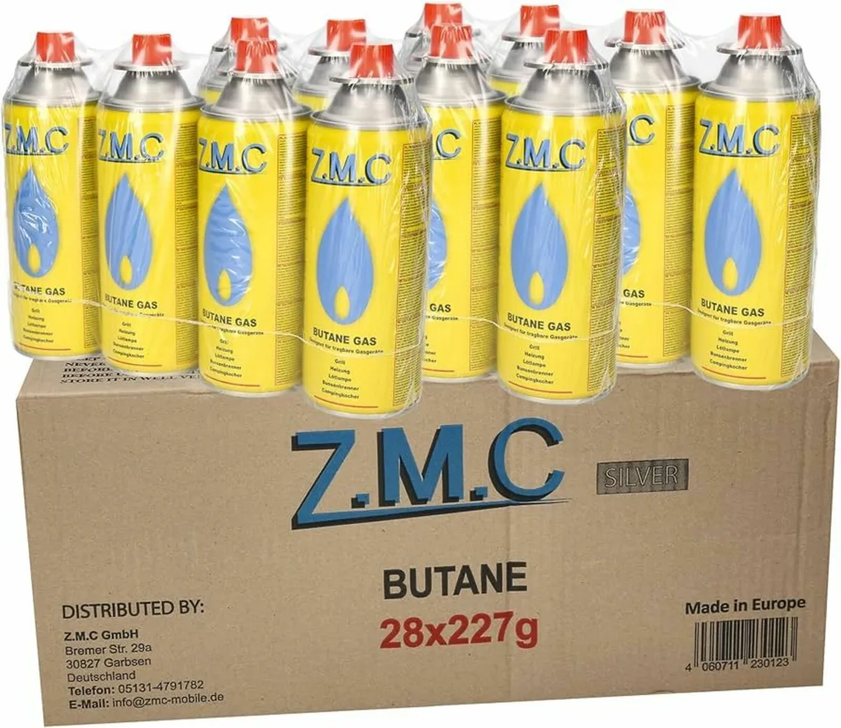 Camping gas butane bottle cartrige for BBQ stove - Image 1