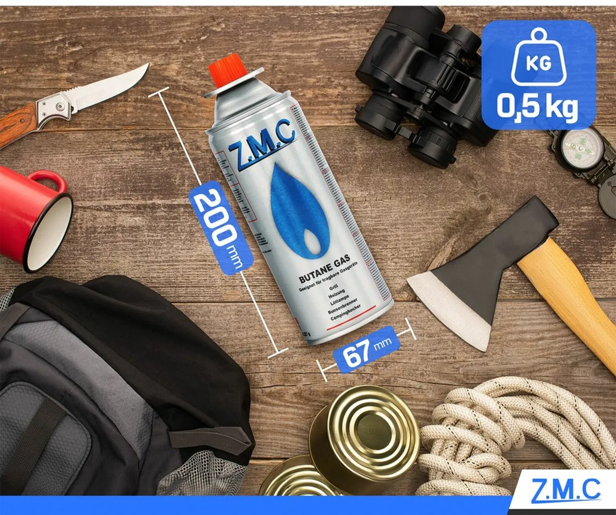 Camping gas butane bottle cartrige for BBQ stove - Image 2