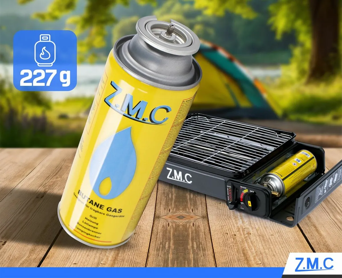 Camping gas butane bottle cartrige for BBQ stove - Image 3