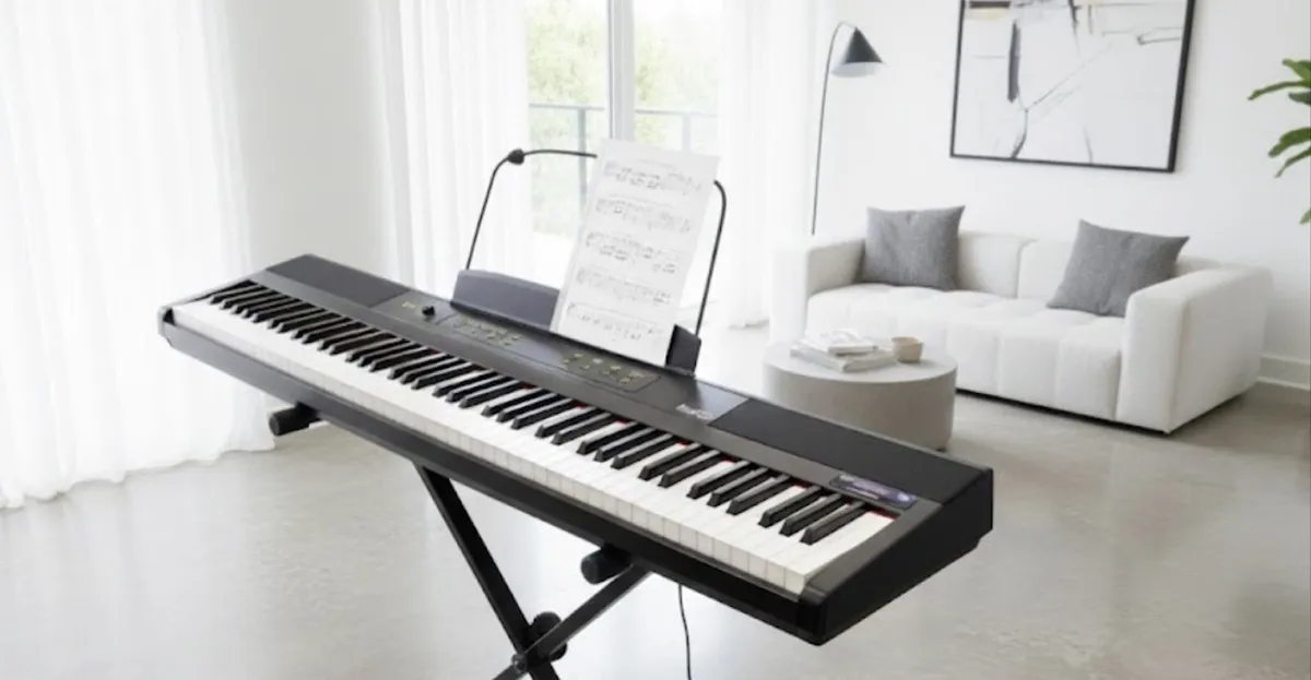 Piano RockJam 88 keys full size semi weighted keys