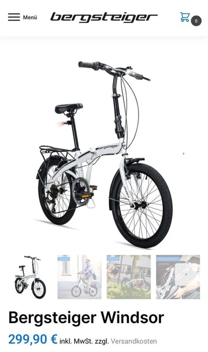 Bergsteiger foldable bike - Image 1