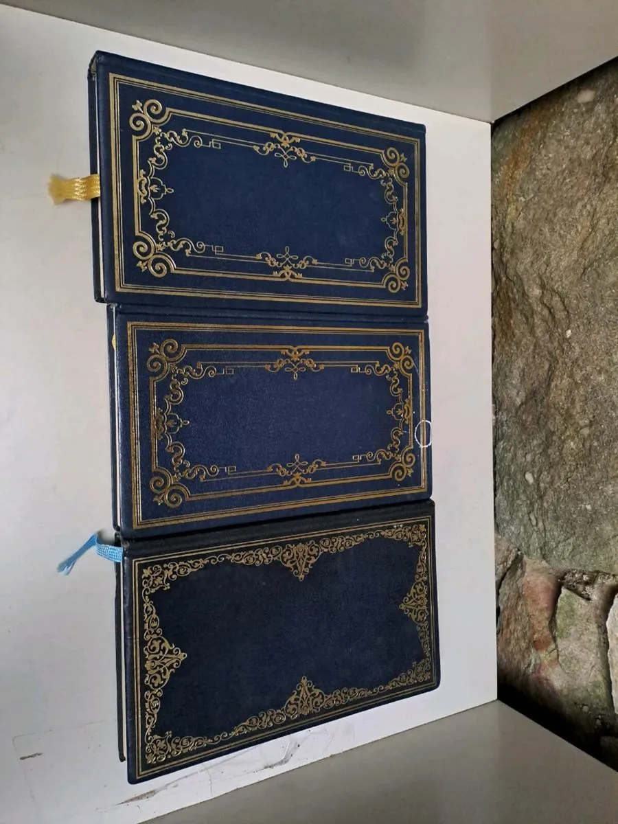 3 Blue and gold gilt books - Image 3