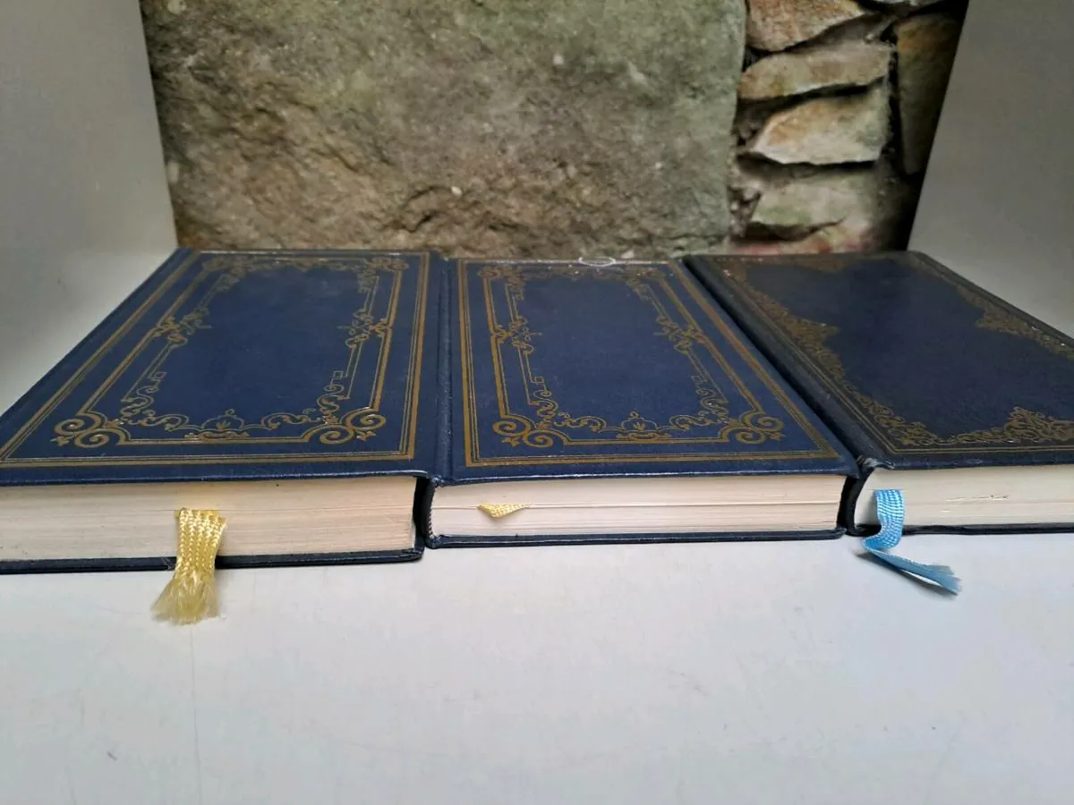 3 Blue and gold gilt books - Image 4