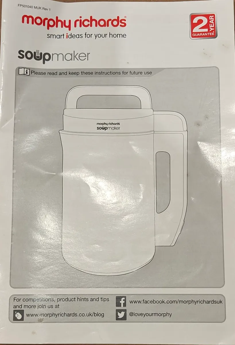 MORPHY RICHARDS 501040 Soup Maker - Image 2