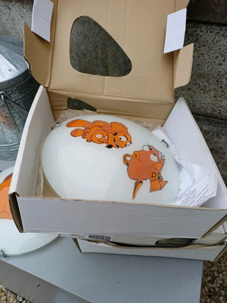 Collection of Vintage Glass Shades - Image 2