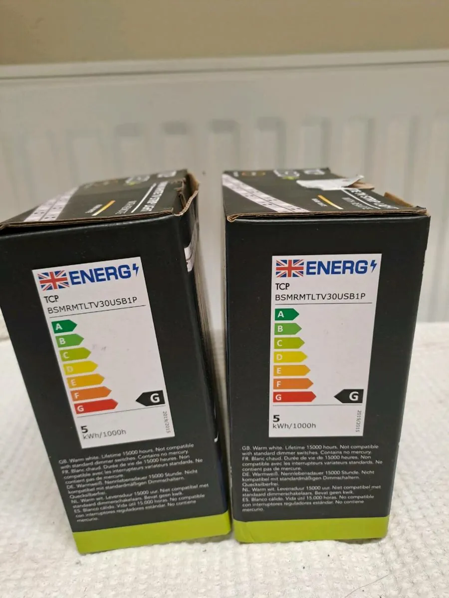 2 boxes of Warm white TV strip lights - Image 4