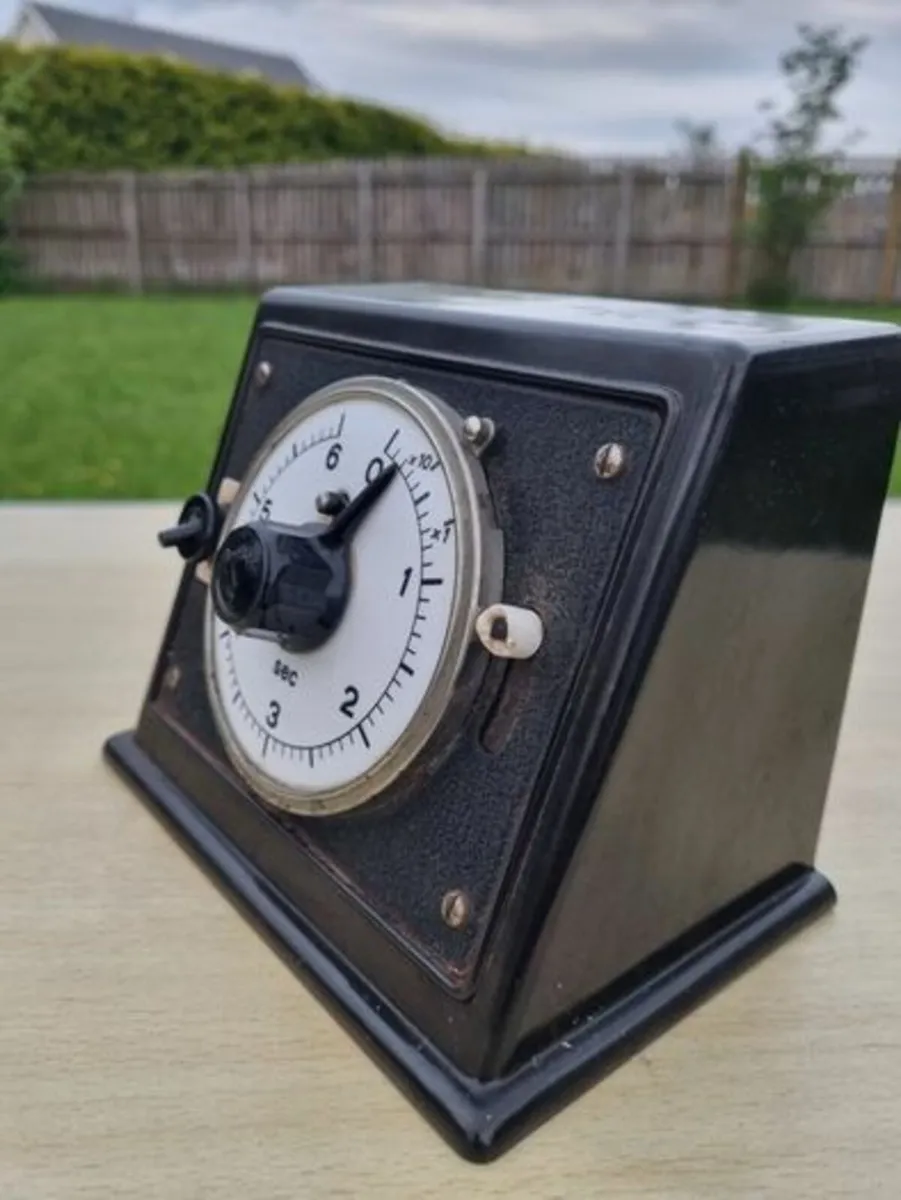 Vintage Retro Germany Bakelite Mechanical Dark Roo - Image 3