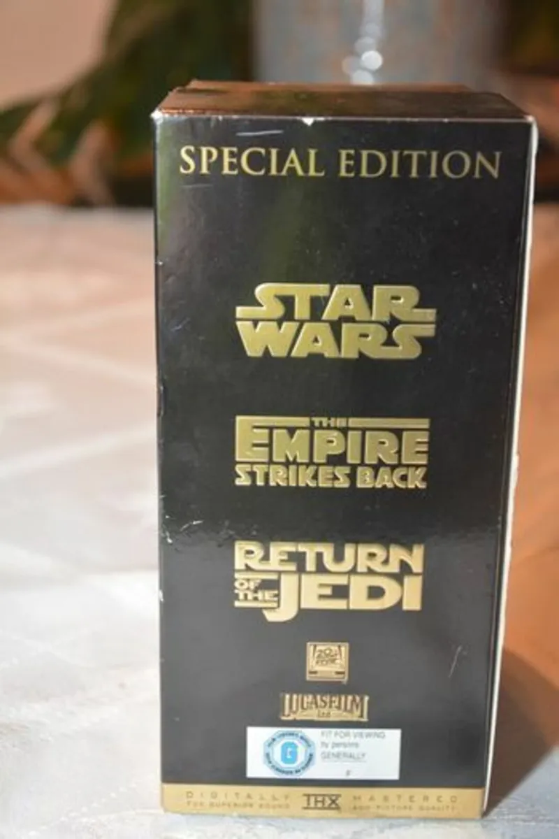 STAR WARS TRILOGY Special Edition 3 VHS Tape Box - Image 3