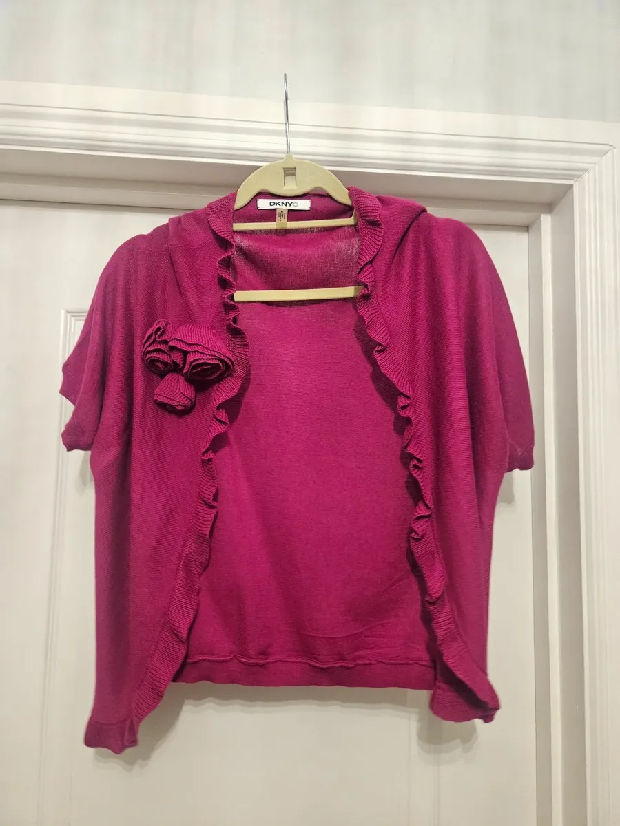 DKNY Pink Cardigan - Image 1