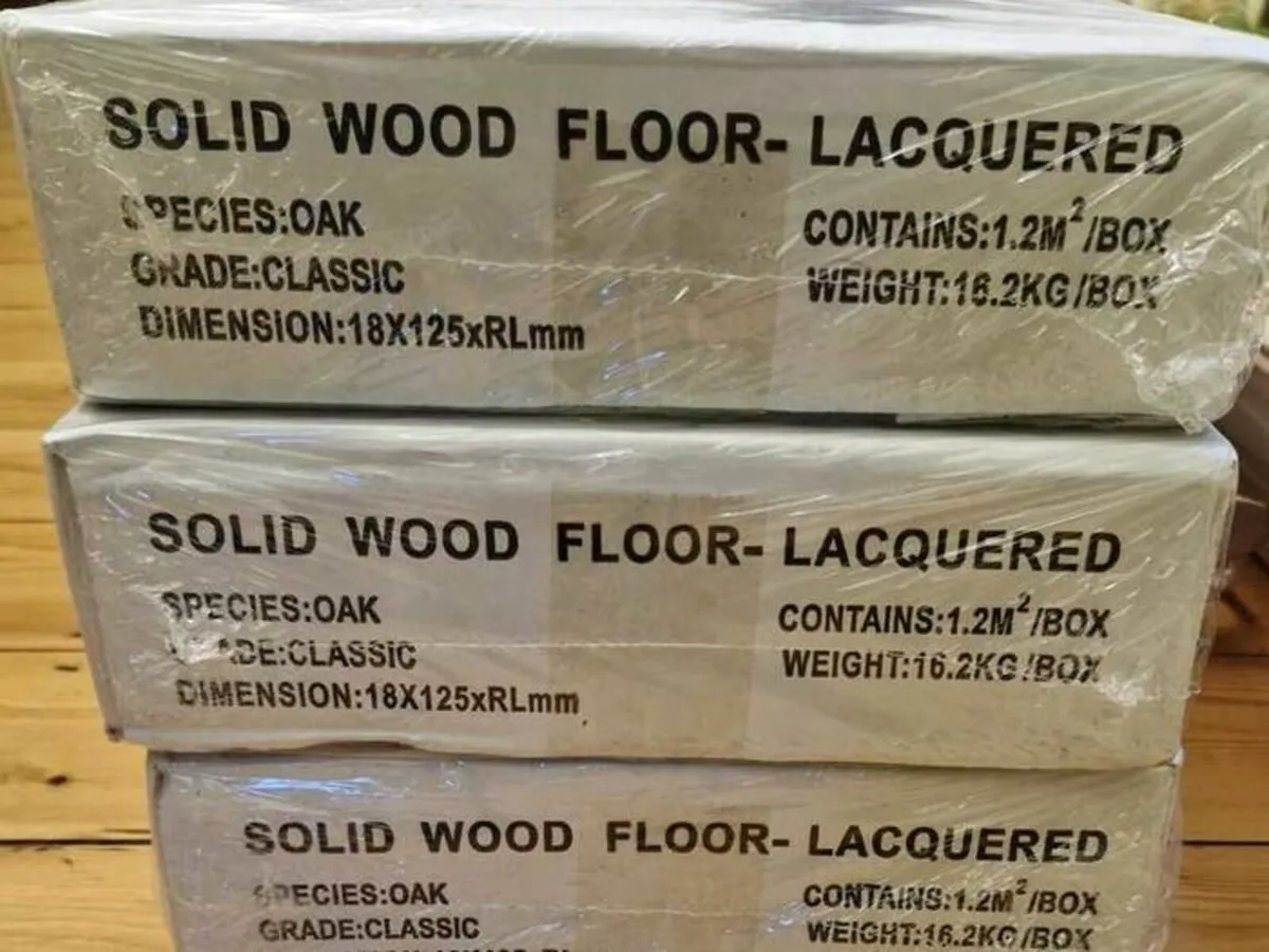 Solid oak flooring - Image 1