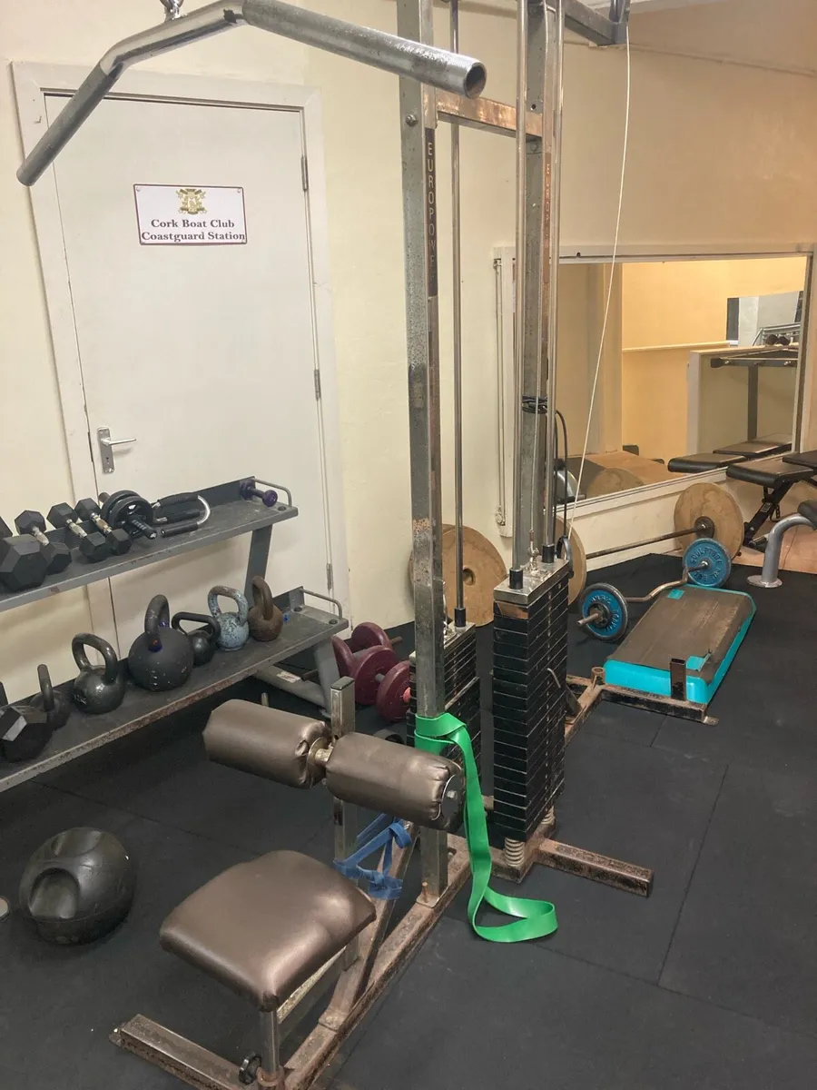 Lat pull-down and seated row cable machine - Image 2